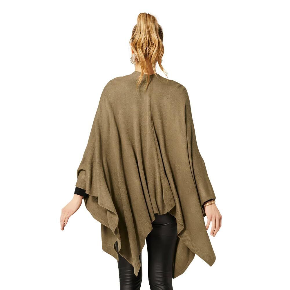9829 Kiara Shawl Wraps For Women In Mushroom- Lightweight Pashmina Shawls - Picture 2 of 2